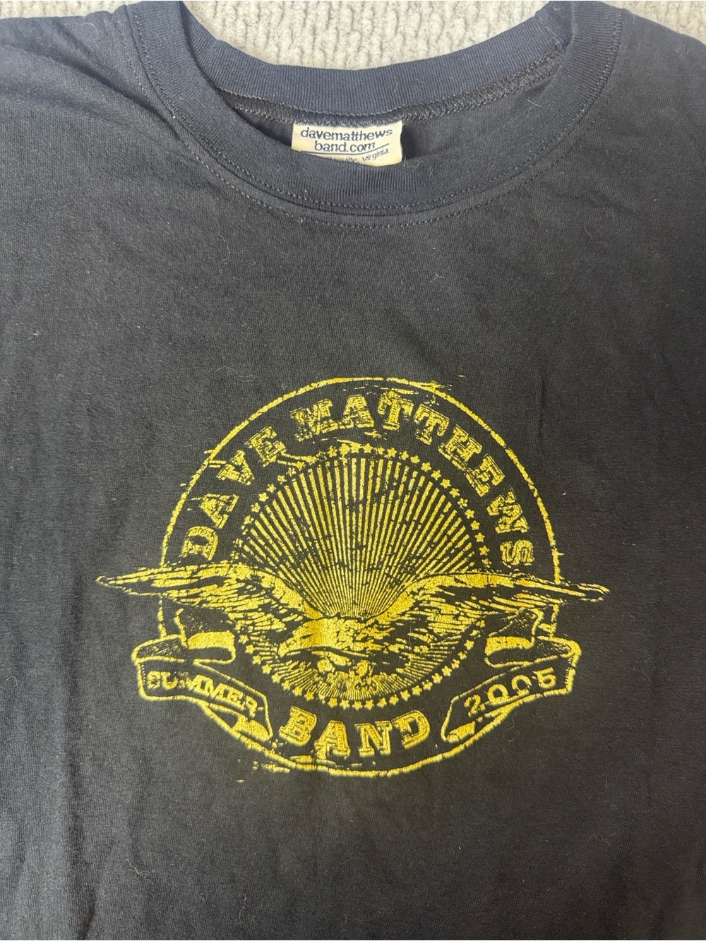 Vintage Dave Mathews Band 2005 Concert Tee Sz S Women’s XS Mens Kids XL
